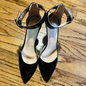 Pumps with ankle strap